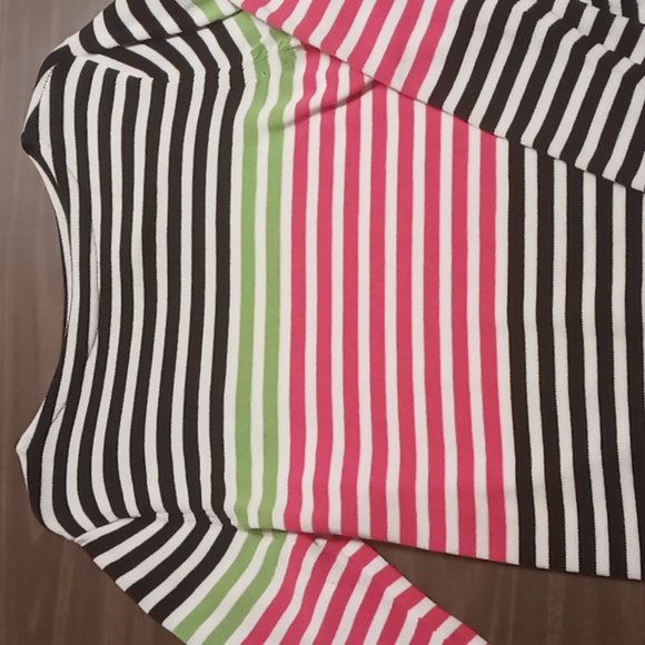 Sag Harbor Sport Bright Striped Sweater Size XL - Picture 3 of 4